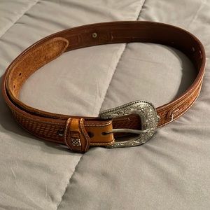 Leather Western Belt